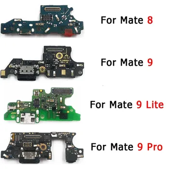 Sākotnējais Uzlādes Ports Huawei Mate 8 Pro 9 Lite Mate8 Mate9 Maksas Valdes Lentes Kontaktligzda, Usb Pieslēgvieta Plāksnes Rezerves Daļas