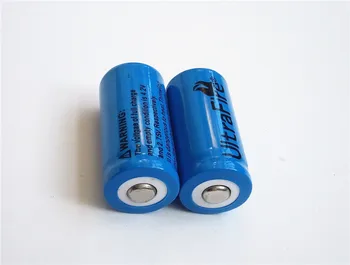 Augstas kvalitātes 16340 1200mah 3.6 V 3.7 v litija-jonu akumulatori ar BEZMAKSAS lādētāju Lukturi ego-t akumulators