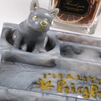 3D Dzīvnieku Silikona Veidnē DIY Ģeometrija Stereo Lācis, Trusis Briežu Kaķis Lauva Vilku Pīļu Veidnes UV Epoksīda Sveķi, Māla Pelējuma Ziemassvētku Dekori