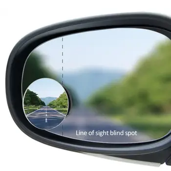 360 Grādu Leņķī Auto Spoguļi Plašu Izliekta Apaļa Izliekta BLIND SPOT Braukšanas Atstarotājs Auto Transportlīdzekļu Atpakaļskata Spogulis, Auto Piederumi