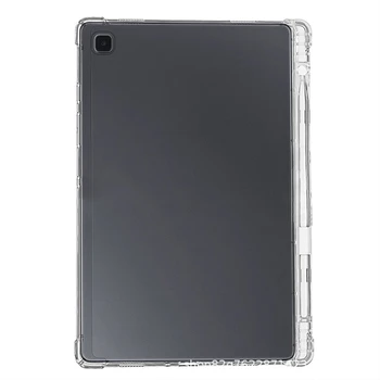 Silicone Case For Samsung Galaxy Tab A7 10.4 2020. Gadam Pārredzamu Mīksto Gadījumā Ar Zīmuļa Turētājs Samsung SM-T500 SM-T505 SM-T507