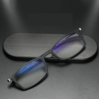 Ultra-plānas portatīvo lasīšanas brilles vīrieši sievietes HD Anti-noguruma TR90 gaismas dizains anti-zila gaisma Palielināmo vecuma tālredzība Brilles