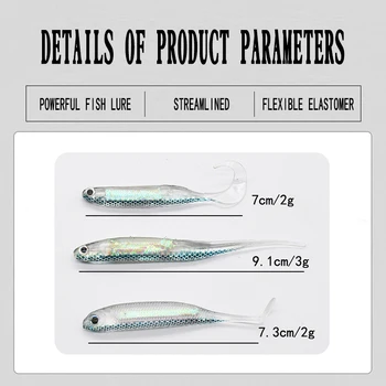 3Pcs/daudz profesionālu zvejas lures platgalve kloķa karstā modelis Mākslīgo Ēsmu Risināt Wobblers Līdakām Ēsmu Shads Risināt