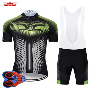 Ir 2021. Vasarā Riteņbraukšana Apģērbu 9D Komplekts MTB Vienotu Velosipēdu Drēbes Ropa Ciclismo Ātri Sausas Velosipēdu Jersey Mens Short Maillot Culotte