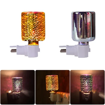 Aromāts Elektriskā Vasks Izkūst Vīraks Degļu 3D Nakts Lampa Nakts Gaisma Pīrāgu, Aromterapijas Difuzoru Vasks Siltāks Mājas Birojs Guļamistaba Dekori