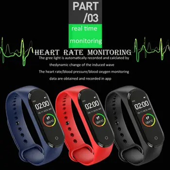 Smart Digital Watch Aproce M4 Vīrieši Sievietes ar Sirds ritma Monitoringa Darbojas Pedometrs Kaloriju Skaitītājs Veselības Sports Tracker