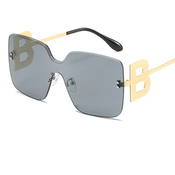 Ir 2021. Tendence Sieviešu Modes Saulesbrilles Lielgabarīta Slīpums Lēcu Vintage, Saulesbrilles Sieviete Luksusa Dropshipping oculos de sol