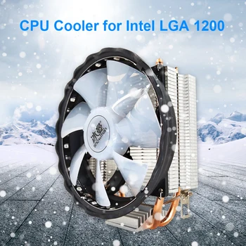 SNIEGAVĪRS 3pin/PWM 4pin RGB CPU Cooler 2 Siltuma Caurules 120mm PC CPU Dzesēšanas Ventilators Intel LGA 2011 775 1150 AMD AM3 AM4
