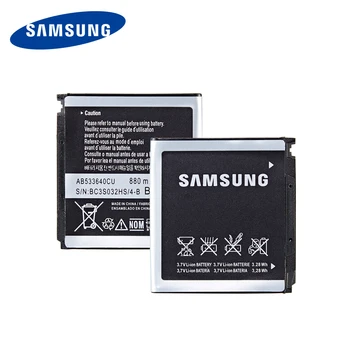 SAMSUNG Oriģinālā AB533640CU AB533640CC Akumulatora 880mAh Samsung S3600C GT-S3600i S6888 S3710 S3930C S3601 S3601C S5520 S569