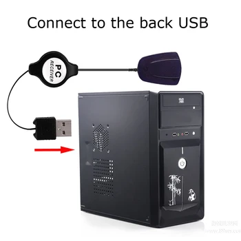 USB, Bezvadu Pele, Tālvadības pults Uztvērējs, USB, Lai Loptop PC Datoru Centru, Windows 2000 un virs sistēma Windows XP/ICA/V