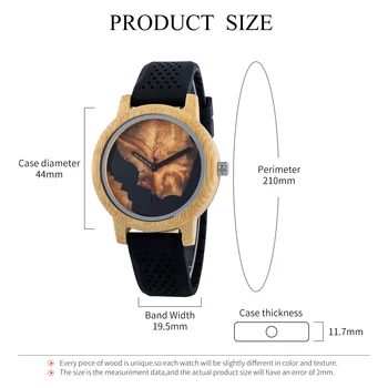 Koka Skatīties Jaunu Dizainu Vīriešu rokas Pulkstenis BOBO PUTNU Modes Zīmolu Top silikagela Band Japāna Kustību Lielu Dāvanu Kastē reloj hombre