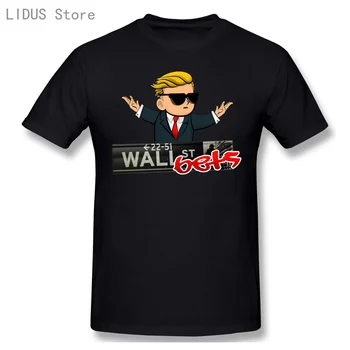 Ir 2021. Modes Grafiskais T-krekls Karikatūra Anime Wall Street Likmes Īsām Piedurknēm Gadījuma Vīrieši, O-veida kakla Kokvilnas T krekls Tee Augšu